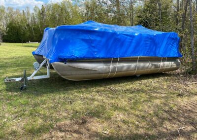 Limerick Lake Boat Storage Shrink Wrap
